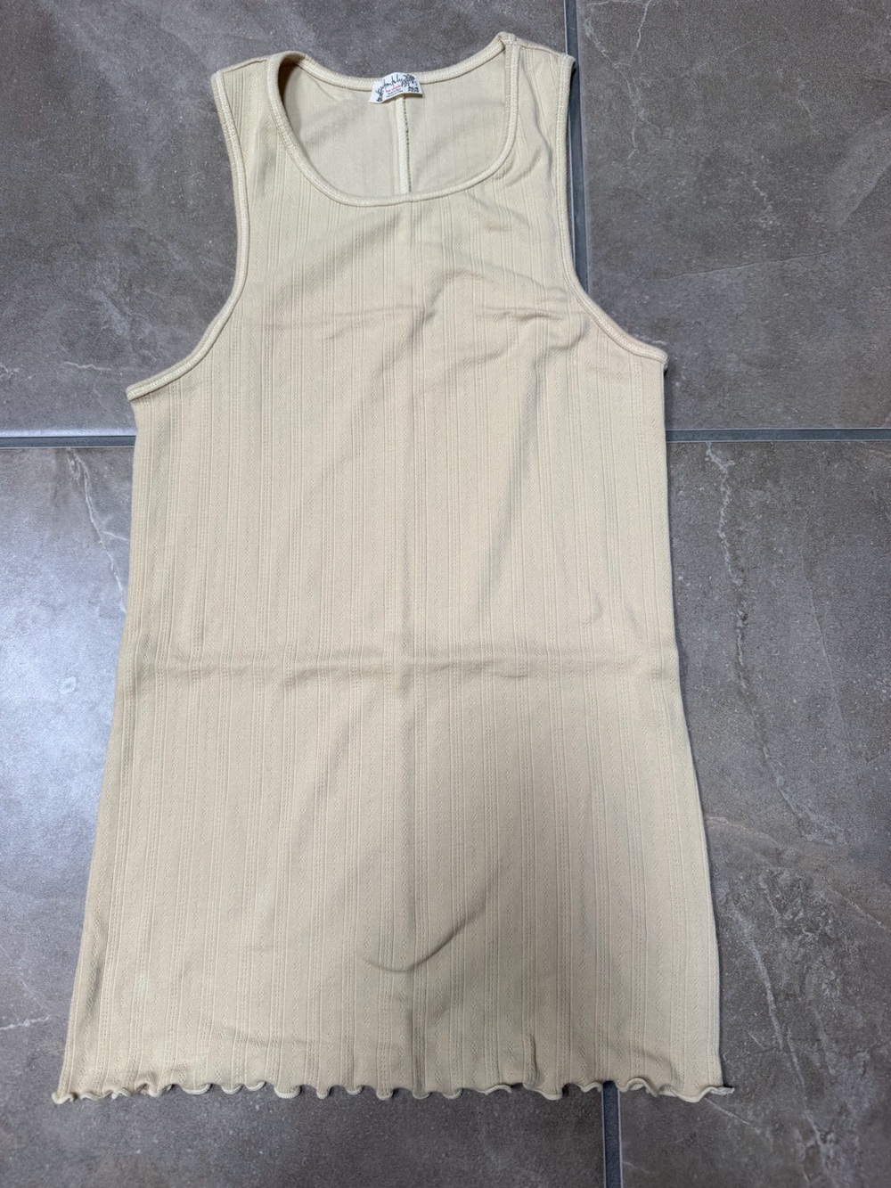 Free People Fresh In Love Ribbed Tank